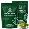 Green Detoxification Powder with Spirulina and Matcha - 2 Pack