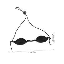 Outanaya 4Pcs Ipl Eye Protection Goggles Eyepatch for Therapy UV and LED Treatments Black for Cosmetic Procedures and Tanning