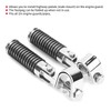 Acouto Motorcycle Highway Foot Pegs for 25mm/1in Engine Crash Bar