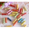 mollensiuer 100Pcs Lovely Mini Pill Shaped Message Bottles Capsule Letter