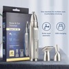 Nose Hair Trimmer Multifunctional 3 in 1 R Shaped Rounded