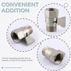 Aomasi Shower Head Shut off Valve, Brass Water Flow Restrictor