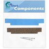 2-Pack 12001541 Drum Support Roller Kit & 306508 Bearing Kit
