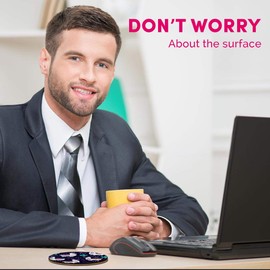 Round Single Coaster - Purple Llama Pattern Alpaca Cactus |Glossy Quality Coasters | Tabletop Protection for Any Table Type #46226