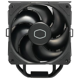 Cooler Master Hyper 212 Black CPU Air Cooler - Aluminium Finish, 4 Compact Continuous Direct Contact Heat Pipes, SickleFlow 120 Edge Fan, LGA1700 & AM5 Brackets - Black