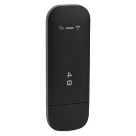 Portable 4G USB WiFi Router for 10 Devices, Secure Encryption, SIM Card Slot, Support Up to 10 Users (BLACK)