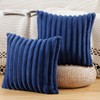 MADIZZ Set of 2 Faux Wool Plush Decorative Throw Pillow