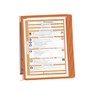 Durable Vario Wall 5 555109 Wall-Mounted Display Rack Orange with