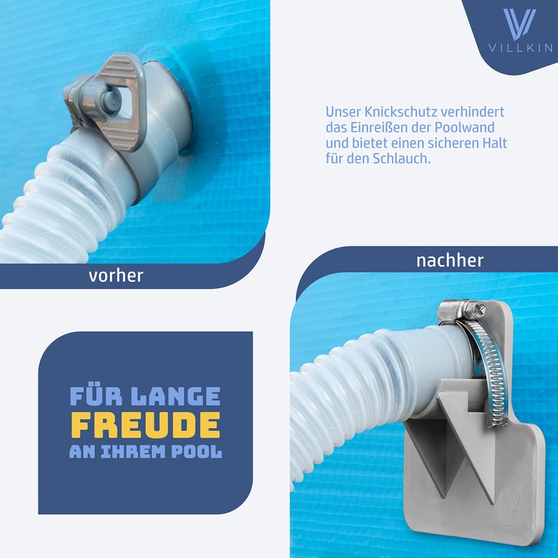 Villkin Pool Hose Holder (2 Pieces) - 26-38 mm -