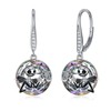 LILALO Jack Skellington Earrings Sterling Silver Crystal Jack and Sally