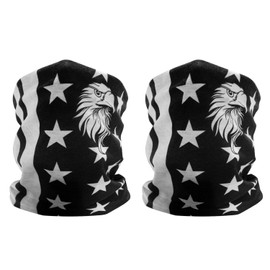 GAMPRO 2-Pack American Flag Outdoor Face Windproof Mask