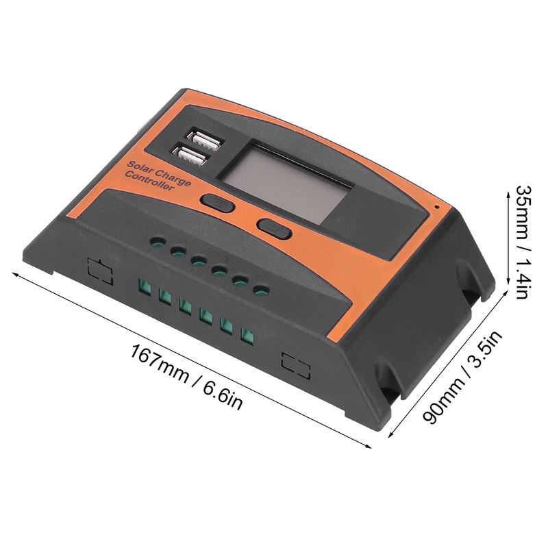 12V/24V Solar Charge Controller IP32 Waterproof High Efficient PWM Solar