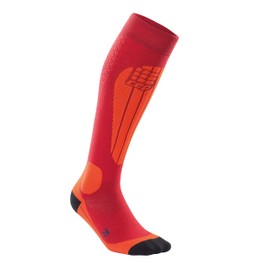 CEP - SKI THERMO SOCKS für Damen | Warme Thermosocken für Wintersport in rot | Größe II