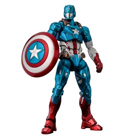 Fighting Armor Captain America (Resale) Action Figure, Non-scale, ABS & Die-Cast Pre-painted Complete Action Figure