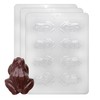 CybrTrayd Frog Chocolate Candy Mold with Exclusive Copyrighted Chocolate Molding