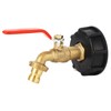 IBC Tote Adapter 3/4in Brass Tote Fitting Coarse Thread 275‑330