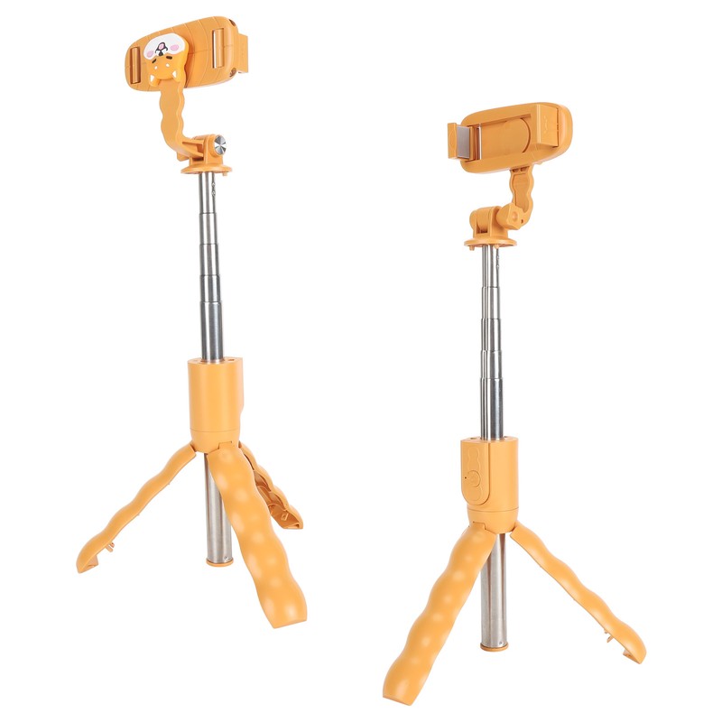 Cute Cartoon Puppy Selfie Stick Tripod 26.4 Inch Extendable Handheld