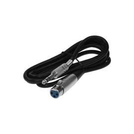 SF Cable, 10ft XLR 3P Female to 1/4" Stereo Microphone Cable