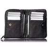 [CHRISTIAN BELETT] Italian Tris Waxy Cowhide Leather Men's Bifold Wallet,