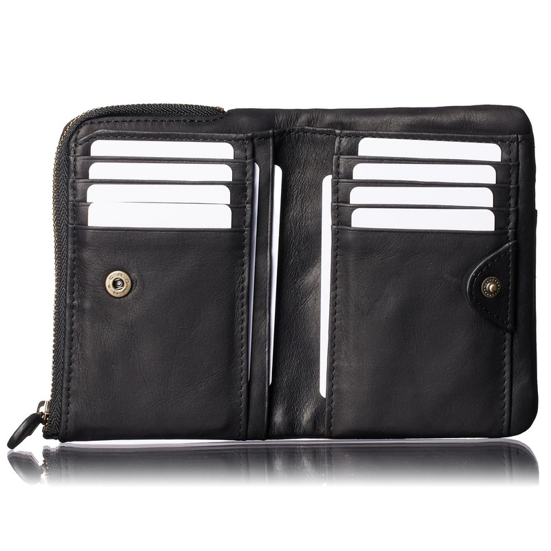[CHRISTIAN BELETT] Italian Tris Waxy Cowhide Leather Men's Bifold Wallet,