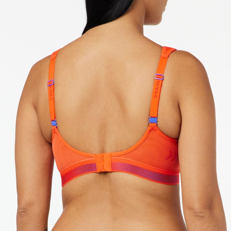 Triaction Women's Cardio Cloud P Ex Sports Bra, Mandarin Red