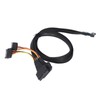8i 74P to 2xSFF 8639 with 15P Powe Cable Professional