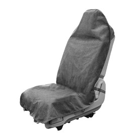 Waterproof Sweat Towel Car Seat Cover for Post Gym Workout, Running, Swimming, Beach and Hiking for Machine Washable Non-Slip - Seat Protector (grey)