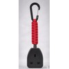 Socket Tester Holder with Paracord and Carabiner Clip, Multi-Colour, for
