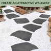 Sekcen 3 Pack Rubber Stepping Stones Outdoor Garden Rubber Pavers