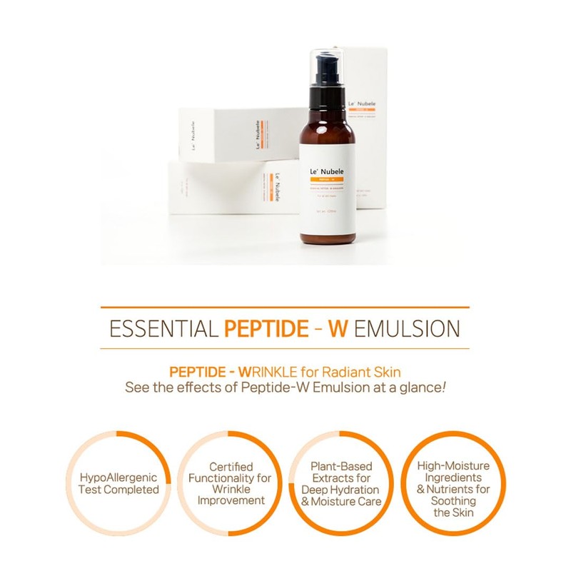 Le' Nubele Peptide Lotion - Lightweight Hydrating Lotion for Sensitive