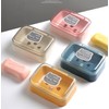 Transparent Plastic Soap Case Holder Portable Clear Soap Container Box