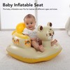 Baby Inflatable Seat Folding Toddler Seat Bath Chair Aerated Baby
