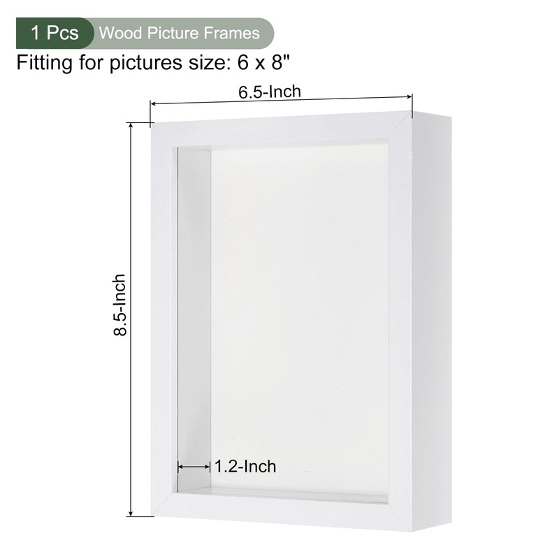 YOKIVE 1 Pcs Shadow Box Frame, Wooden Pressed Flower Frame