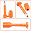 100pcs Bolt Seals for Container,Shipping Container Lock(Orange)