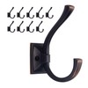 TUNNY 10 Pack Antique Design Wall Hanging Coat Hooks -
