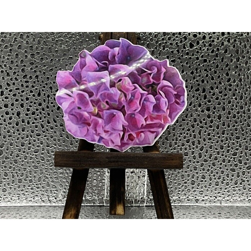 Unbranded HYDRANGEA FLOWER WATERPROOF VINYL STICKERS/DECAL