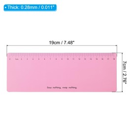 PATIKIL Guided Reading Strips, Pack of 20 Marking Strips Highlight Coloured Overlay Bookmarks Reading Tracking Ruler Teaching Aid for Teaching, Pink