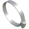 Hose Clamps Adjustable Pipe Clamps (Pack of 10) Galvanised Worm