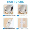 KBNIAN 6 PCS Magnetic Door Catch Push Open Magnetic Touch