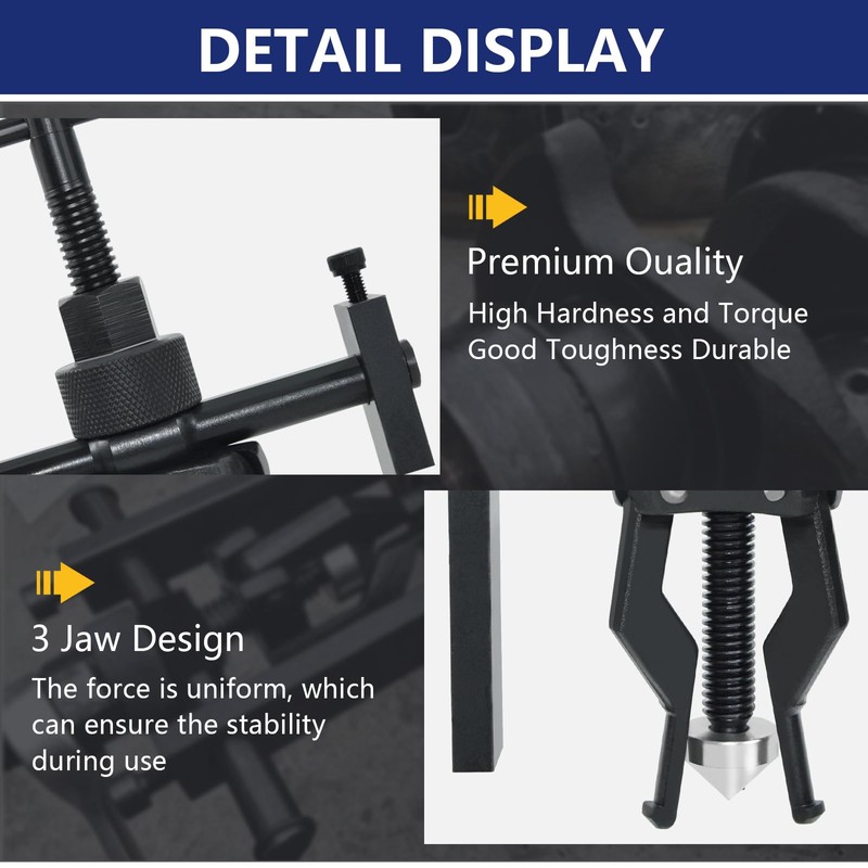 Thsakzo 3 Jaw Inner Bearing Puller Gear Extractor Internal External