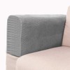 FAVOMOTO Armrest Covers, 2 Pieces Sofa Armrest Covers, Adjustable, Stretch