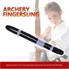 Archery Finger Sling Recurve Bow Fingerling, Adjustable Trainer Clicker Tabs