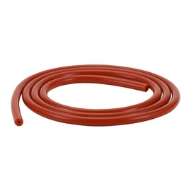 Hihaha Silicone Vacuum Tubing Hose Automotive Vacuum Line High Temperature 5.5Ft 1/16" 2mm ID 2.5mm Thickness 1 Pcs Red