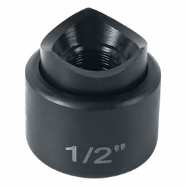 AMZCNC 1/2" Conduit Punch and Die for Hydraulic Knock Out Driver 7/16"-20UN Thread ((Conduit Hole Size) 1/2")