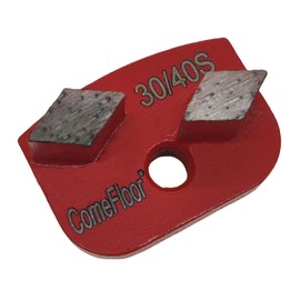 Diamond Grinding Discs for Concrete Floor Preparation, Compatible for NewGrind Rhino Grinder, 30/40 Grit Soft Bond, 9 PCS