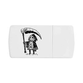 'Cute Grim Reaper' Pill Box with Tablet Splitter (PI00034983)