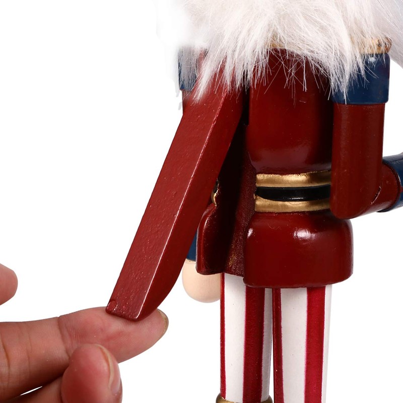 IMIKEYA Christmas Nutcrackers Figures: Wooden Nutcracker Christmas Nutcracker Ornament Nutcracker