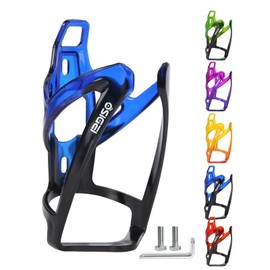 OSIGEI Bottle Holder Bicycle Updated Version Drink Holder 35 g Lightweight Water Bottle Holder Colour Gradient Drink Holder Bicycle for MTB and Road Bikes (Black Blue)