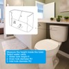uxcell Toilet Flush Valves, 2 Inch Dual Flush Valve Split