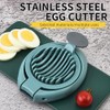 Egg Slicer, Strawberry Cutter with Stainless Steel Wire, Multifunctional Egg
